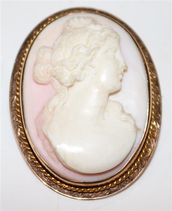 Cameo brooch
